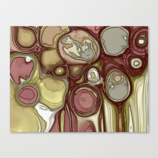 Canyon rocks series No. 4 of 10 Canvas Print
