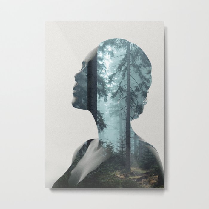 Silence of the Nature Metal Print