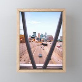 Minneapolis Skyline | City Photography | Minnesota Framed Mini Art Print