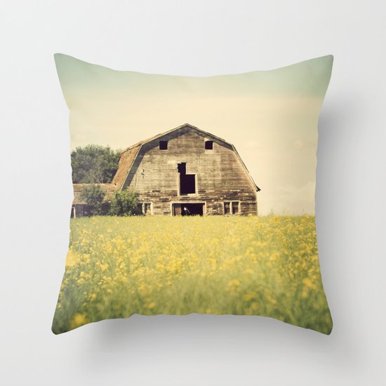 There will be a rainbow after the storm Throw Pillow