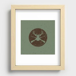 Caught in the crossfire Recessed Framed Print