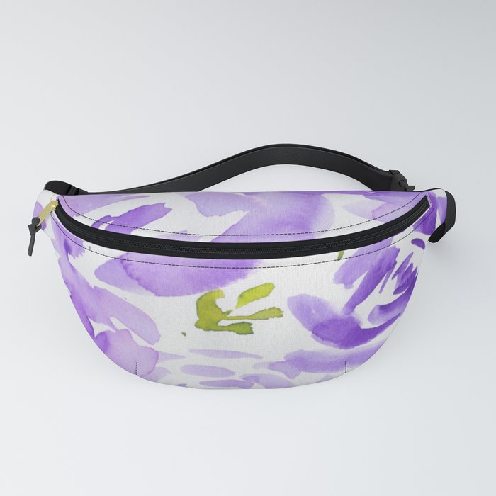 10  |  190412 Flower Abstract Watercolour Painting Fanny Pack