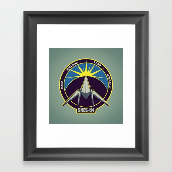 The Lylat Space Academy Framed Art Print