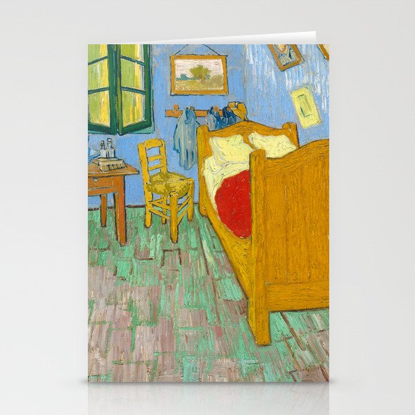 The Bedroom, 1889 by Vincent van Gogh Stationery Cards