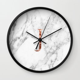 Letter J Wall Clocks For Any Decor Style Society6