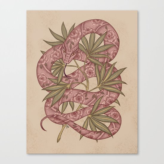 The snake Canvas Print