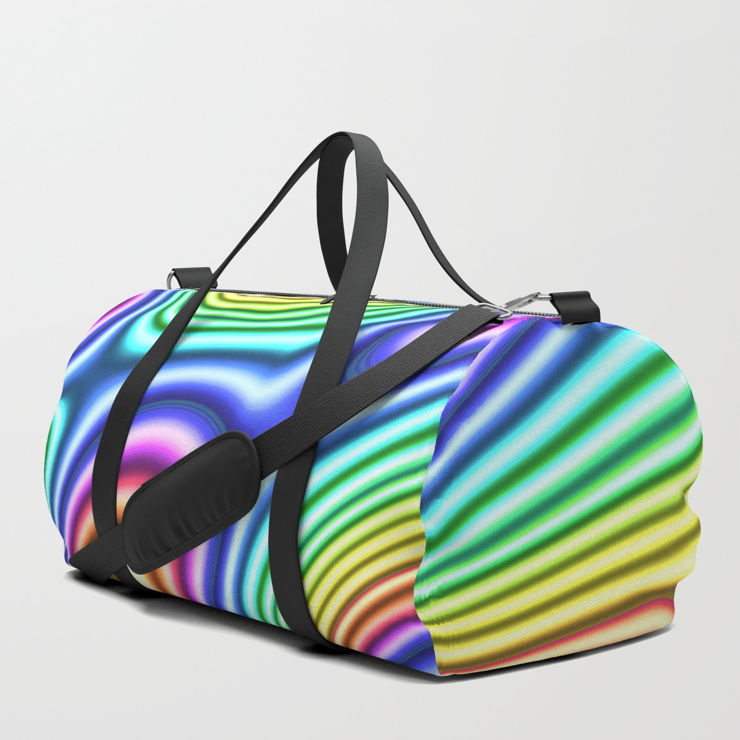 rainbow duffle bag