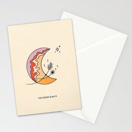 The Moon & Back with Love Stationery Cards