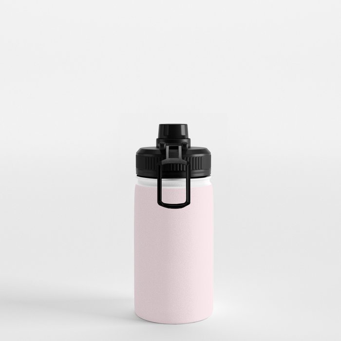 Baby Pink pale pastel solid color Water Bottle