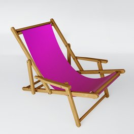 WINE MAGENTA Ombre color pattern Sling Chair