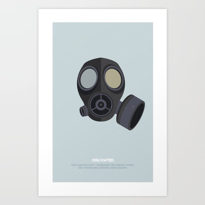 Gas Mask Poster Art Print