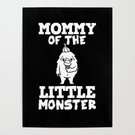 Sweet Little Monster Family Birthday Costume Poster