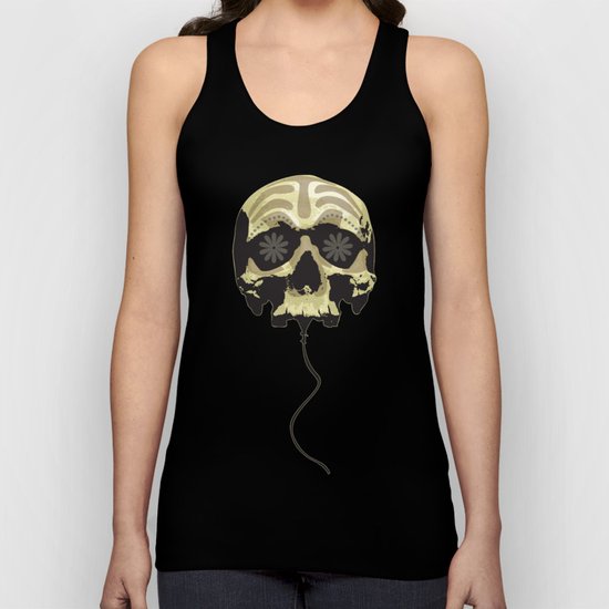 Balloon skull Unisex Tank Top