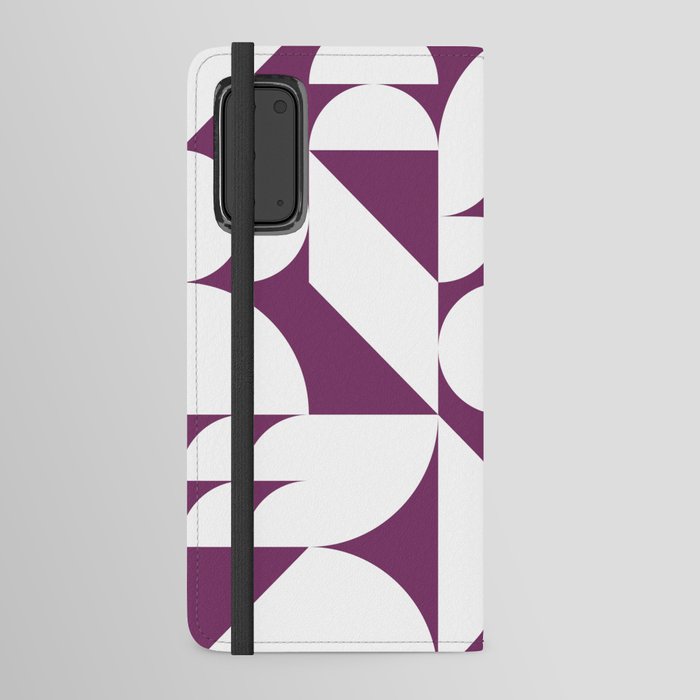Geometrical modern classic shapes composition 8 Android Wallet Case