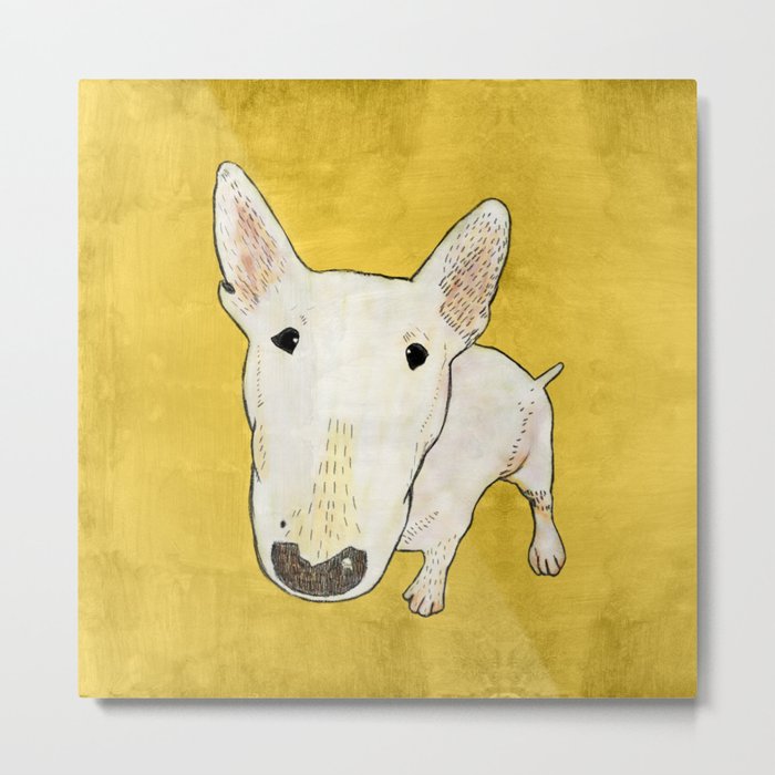 English Bull Terrier pop art Metal Print