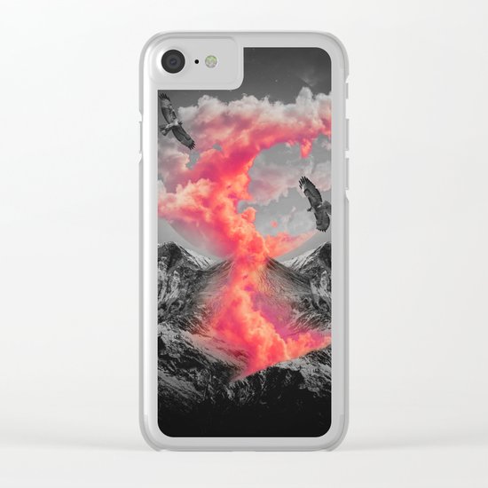 Burn Brighter In the Dark Clear iPhone Case