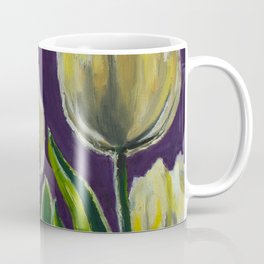 Tulips in Purple Oil Painting Coffee Mug