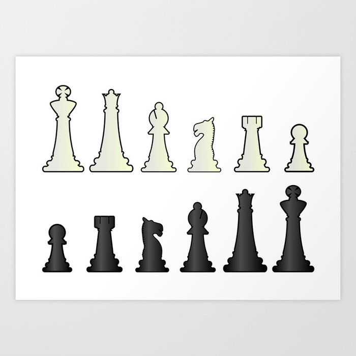 Chess Piece Wall Art Cut Outs - Pawn, King, Queen, Bishop, Rook, or Knight