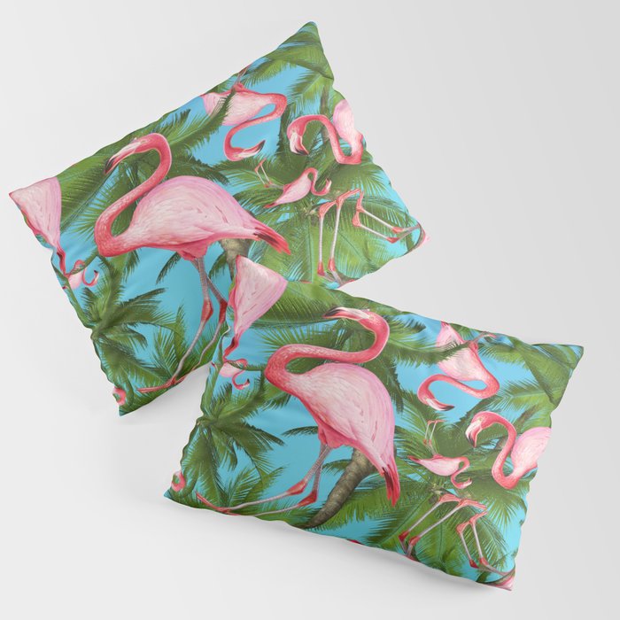 cute flamingoes  Pillow Sham
