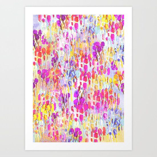 Flower Fields Art Print