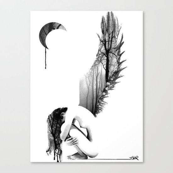 FALLEN Canvas Print