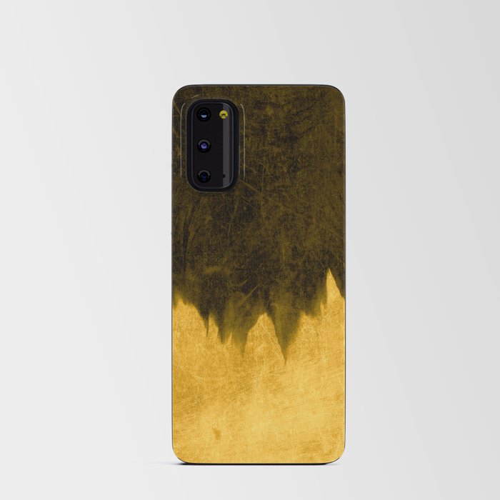 Black Amber Smear Android Card Case