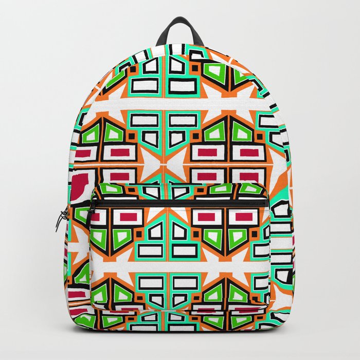 Abstract mosaic tiles Backpack