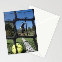 Paddle tennis Stationery Card
