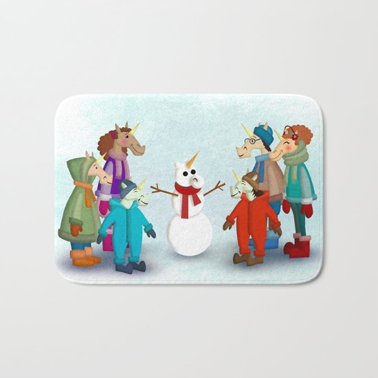 Cozy Kid Unicorns Bath Mat