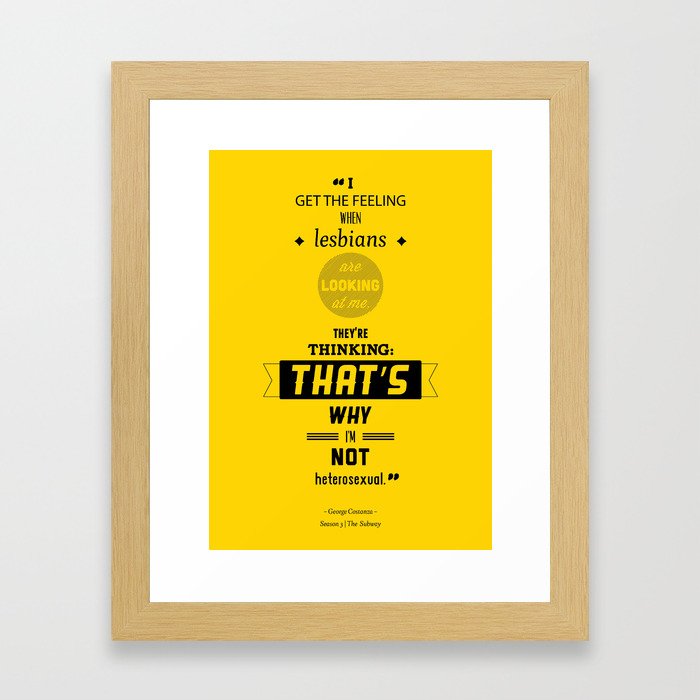 Seinfeld Posters - The Subway Framed Art Print