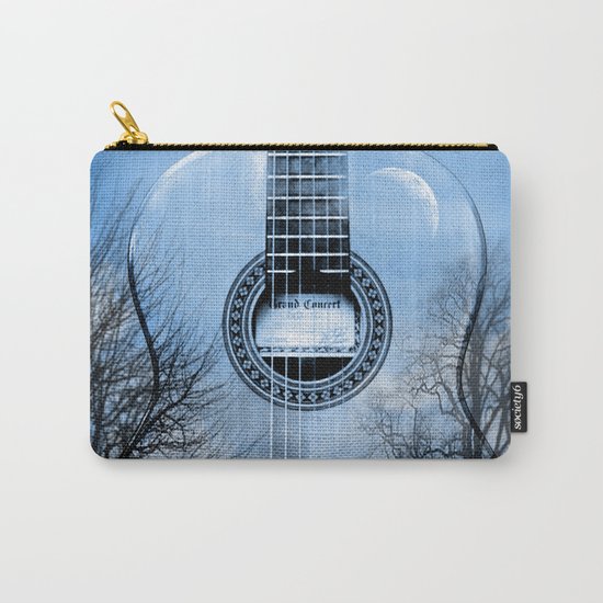 music blue Carry-All Pouch