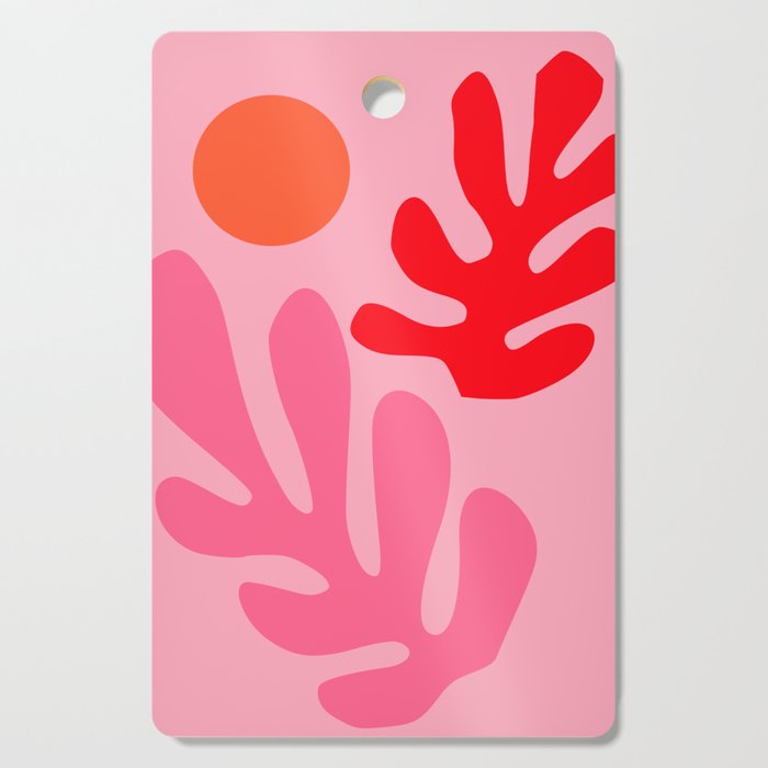 Henri Matisse - Leaves - Bubblegum Cutting Board