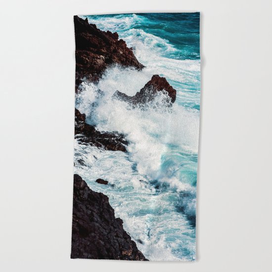 CONFRONTING THE STORM Beach Towel