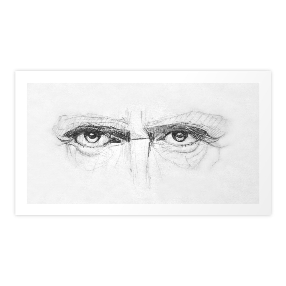 Gatsby Eyes Art Print by belljarbabies