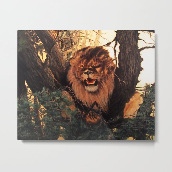 Season of the Big Cat - Mad Dogs and Lions Metal Print