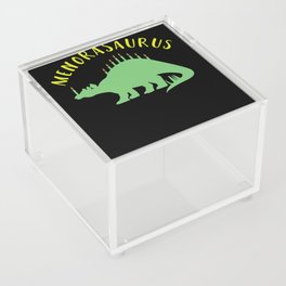 Menosaurus Dinosaur Menorah 2021 Hanukkah Acrylic Box