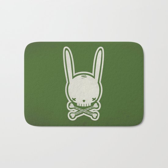 SKULL BUNNY of PIRATE - EP02 MOSS V. Bath Mat