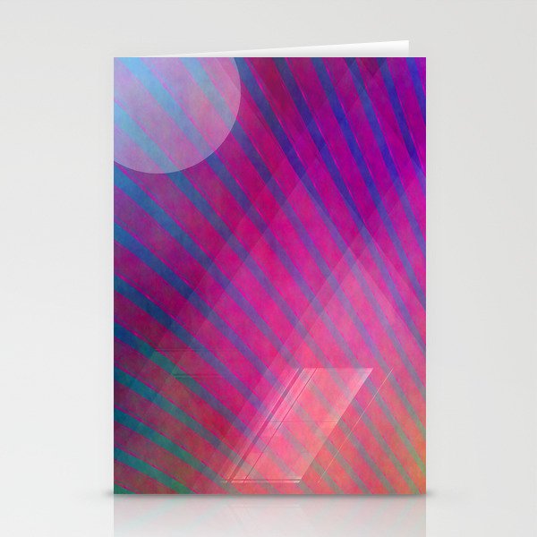 Multicolored abstract no. 43  Stationery Cards