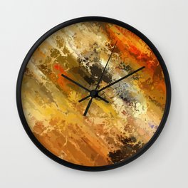 Fire's colors Wall Clock