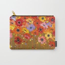 Over the Top Poppies Carry-All Pouch