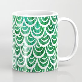 Watercolor Mermaid Emerald Coffee Mug