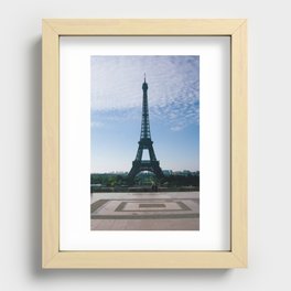 Trocadero Eiffel Recessed Framed Print