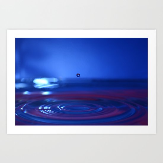 Timeless Waterdrop Art Print