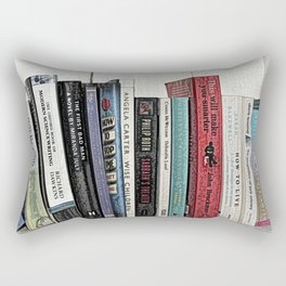 Book shelf love- we are what we read Rectangular Pillow