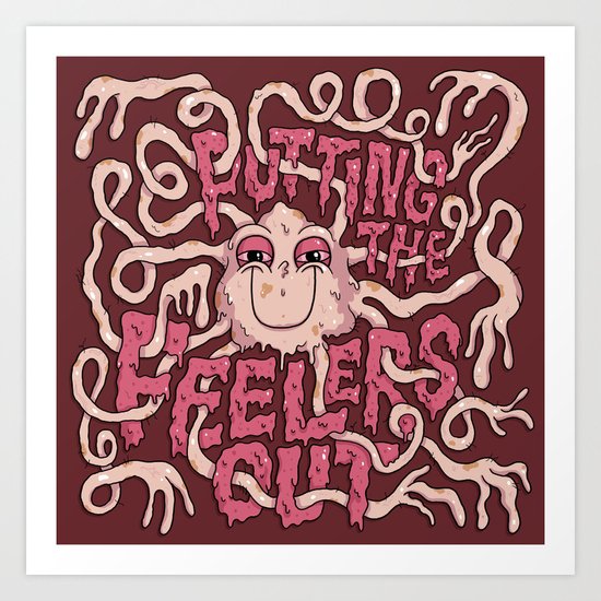 Putting the Feelers Out Art Print