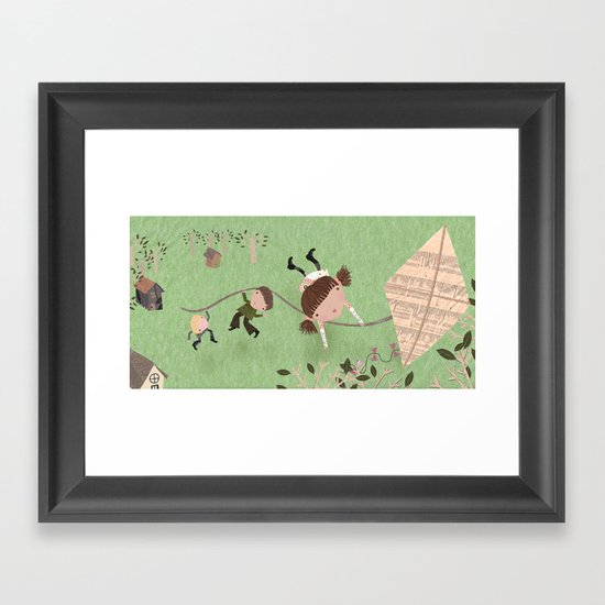 Kite Framed Art Print