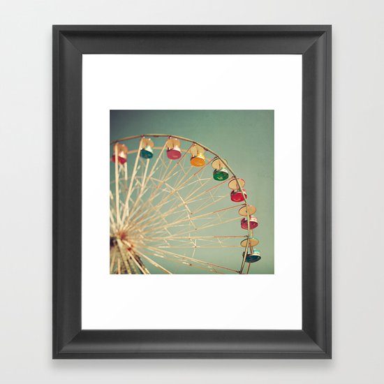 Color Wheel Framed Art Print