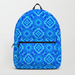 A frozen ice palace pattern. Backpack