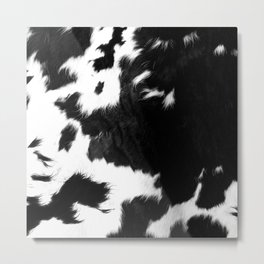 Rustic Cowhide Metal Print | Animal Print, Cattle, Trendy, Cowboy, Digital, Farmhouse, Farm, Abstract, Skin, Modern 