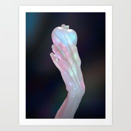 Let our hearts be filled in awe Art Print